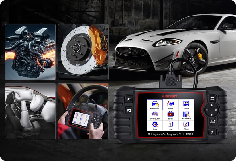 Support most common used 4 systems diagnose and more in-depth functionality
