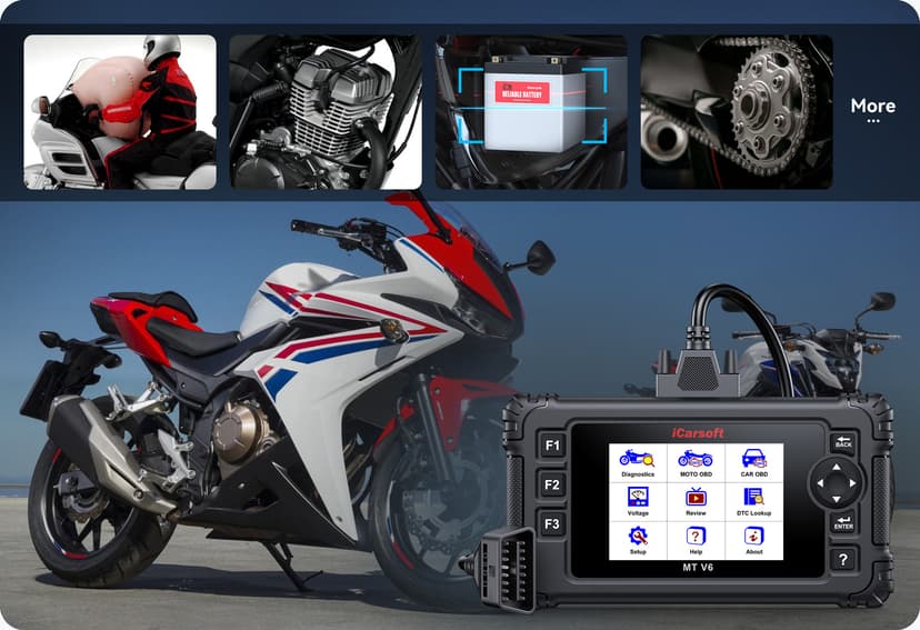 iCarsoft Professional Multi-Systems Motorcycle Diagnostic tool