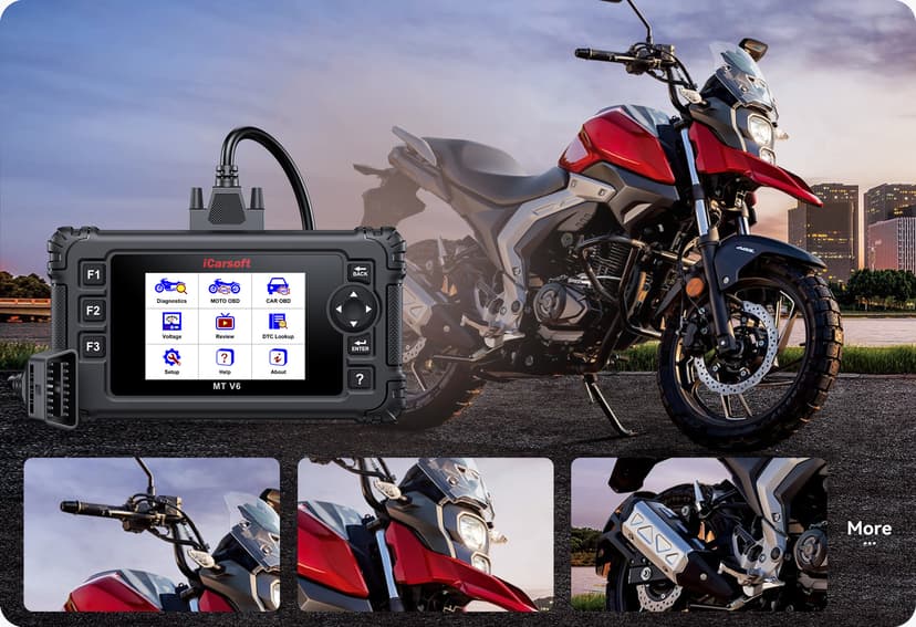 iCarsoft Professional Multi-Systems Motorcycle Diagnostic tool