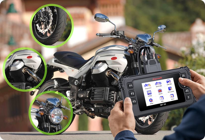 iCarsoft Professional Multi-Systems Motorcycle Diagnostic tool