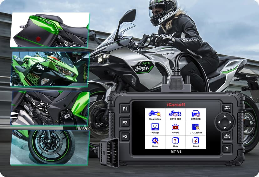 iCarsoft Professional Multi-Systems Motorcycle Diagnostic tool