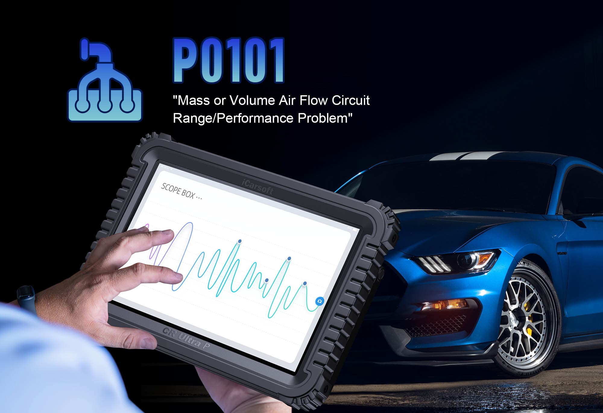 Detect &amp; Clear P0101: Fix MAF Sensor Problems with iCarsoft CR Ultra P Like a Pro