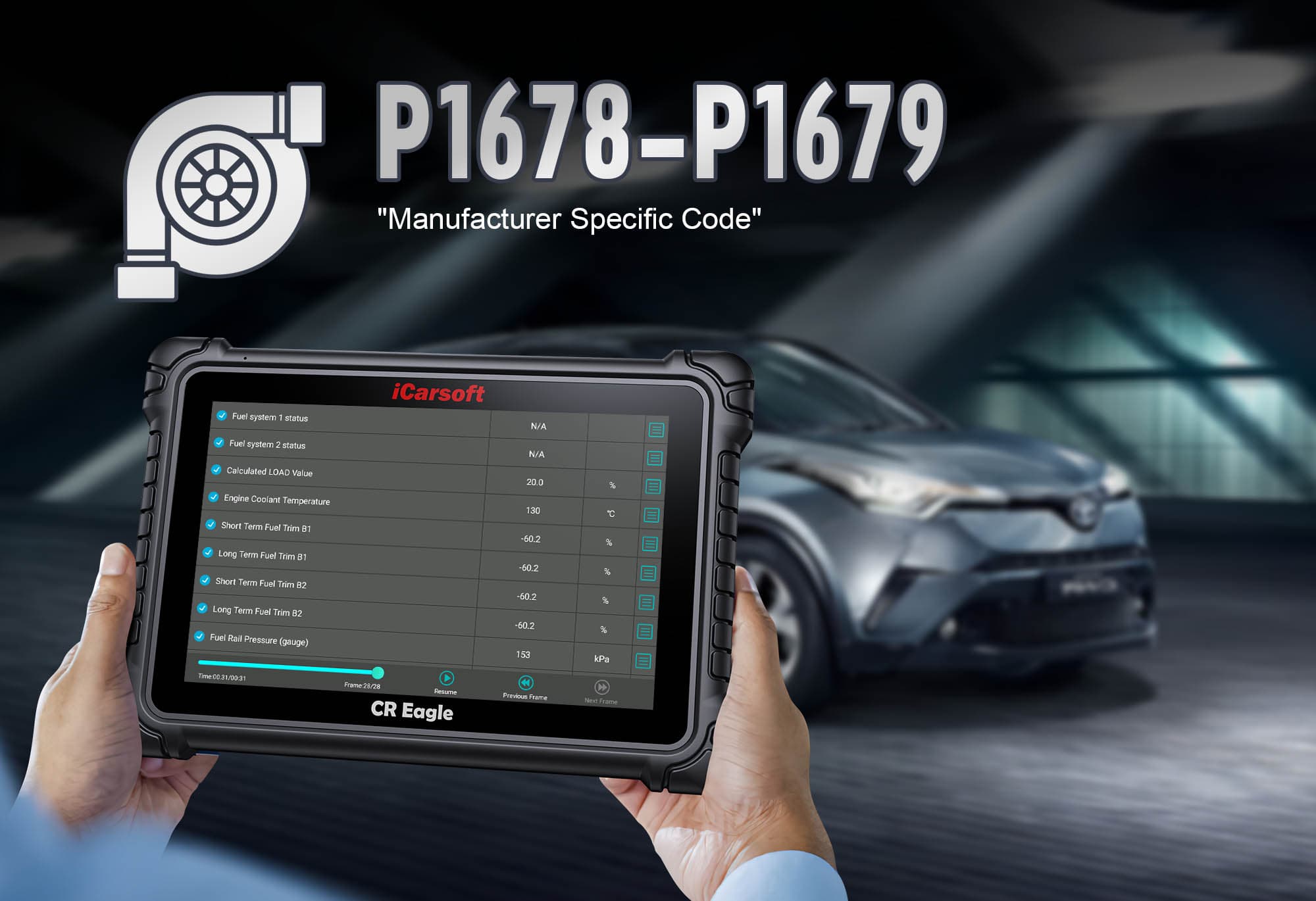 Diagnose and Clear P1678-P1679