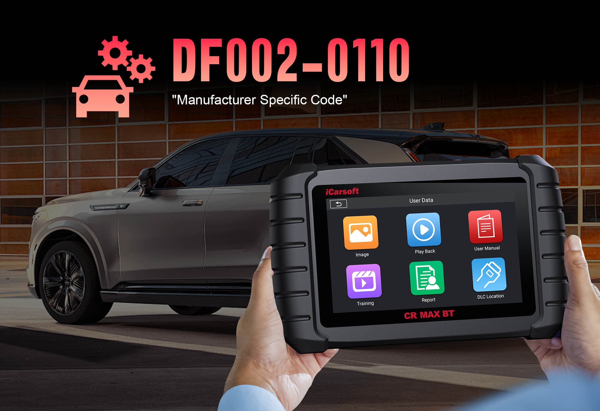 How to Diagnose &amp; Clear DF002-0110 with iCarsoft CR MAX BT