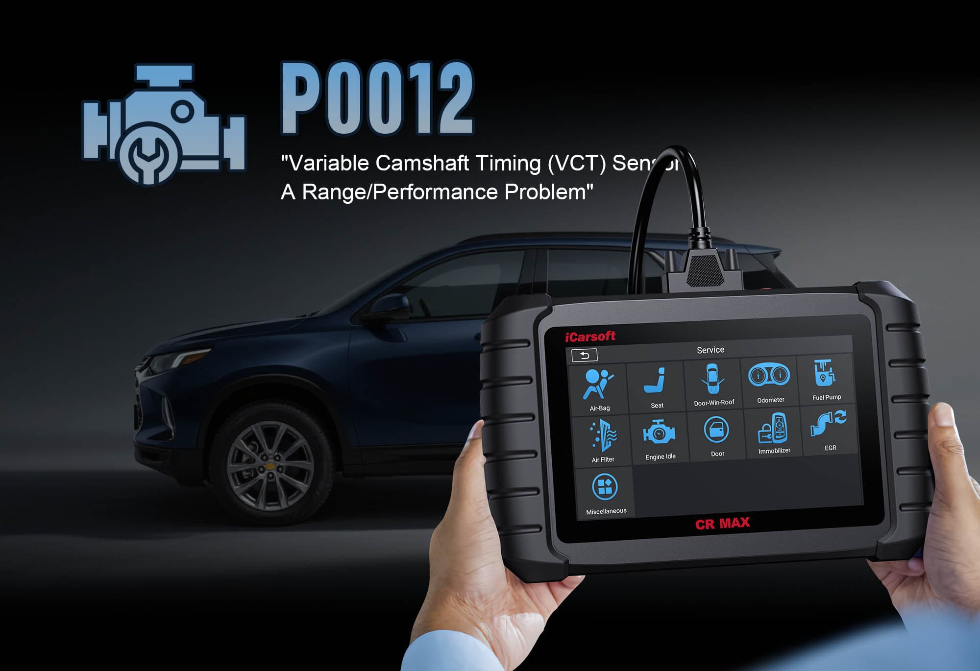 Diagnose &amp; Clear P0012 with iCarsoft CR MAX