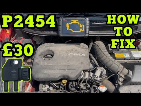 Fix Kia P2454 & Stop DPF Limp Mode in Minutes | UK SA Diagnostic's Live Test iCarsoft CR MAX BT