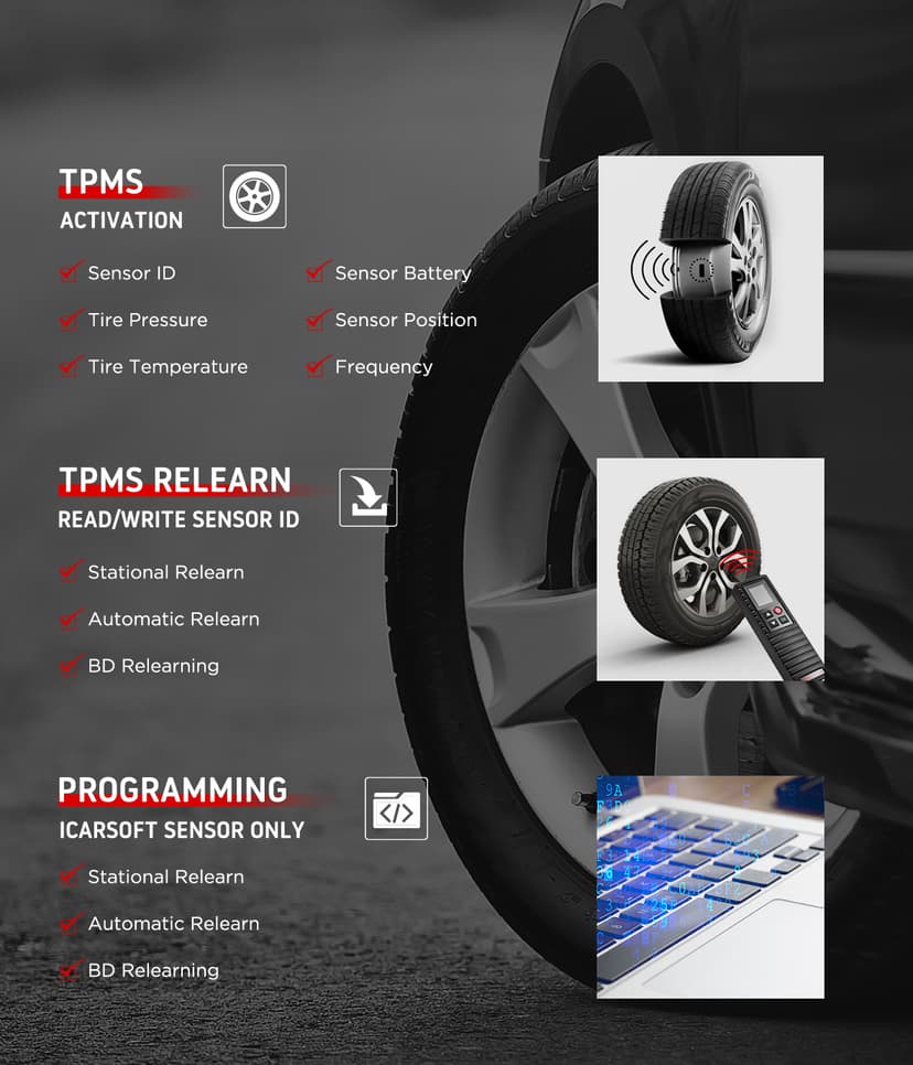 Sensor Activation/Relearn/Programming