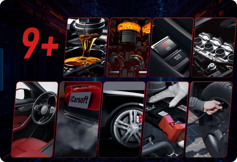 9 Hot Service Functions covering your daily maintenance needs.