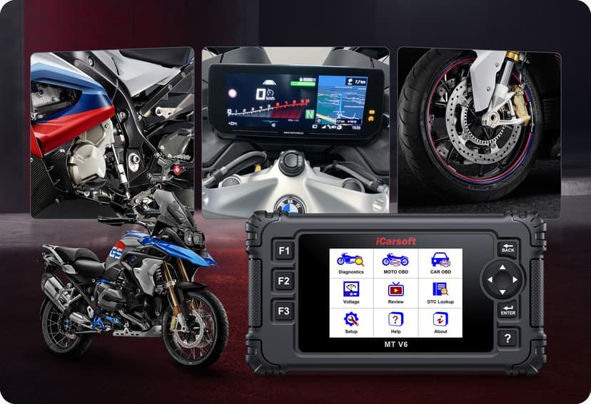 The MT V6 supports all systems diagnose.
