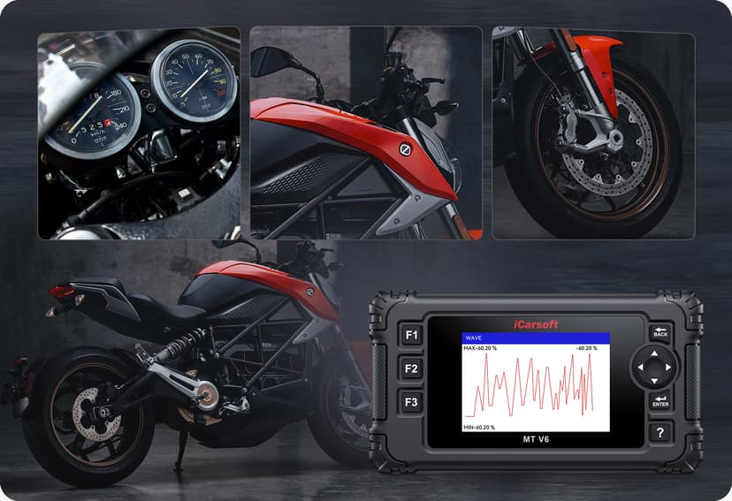 The MT V6 supports all systems diagnose.