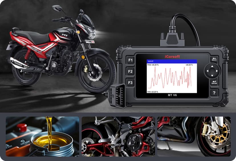 The MT V6 supports all systems diagnose.