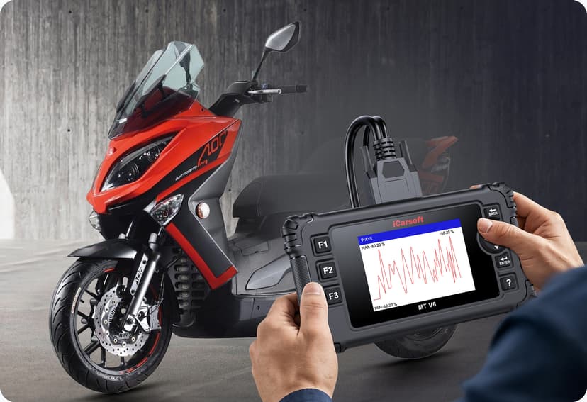 The MT V6 supports all systems diagnose.