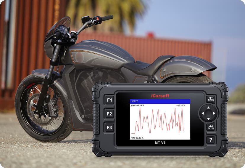 The MT V6 supports all systems diagnose.