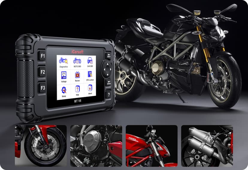 iCarsoft Professional Multi-Systems Motorcycle Diagnostic tool
