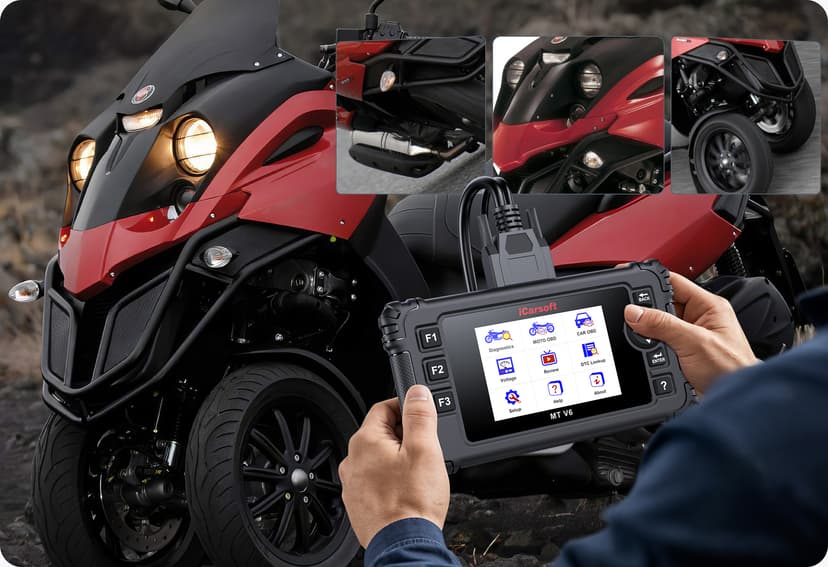 iCarsoft Professional Multi-Systems Motorcycle Diagnostic tool