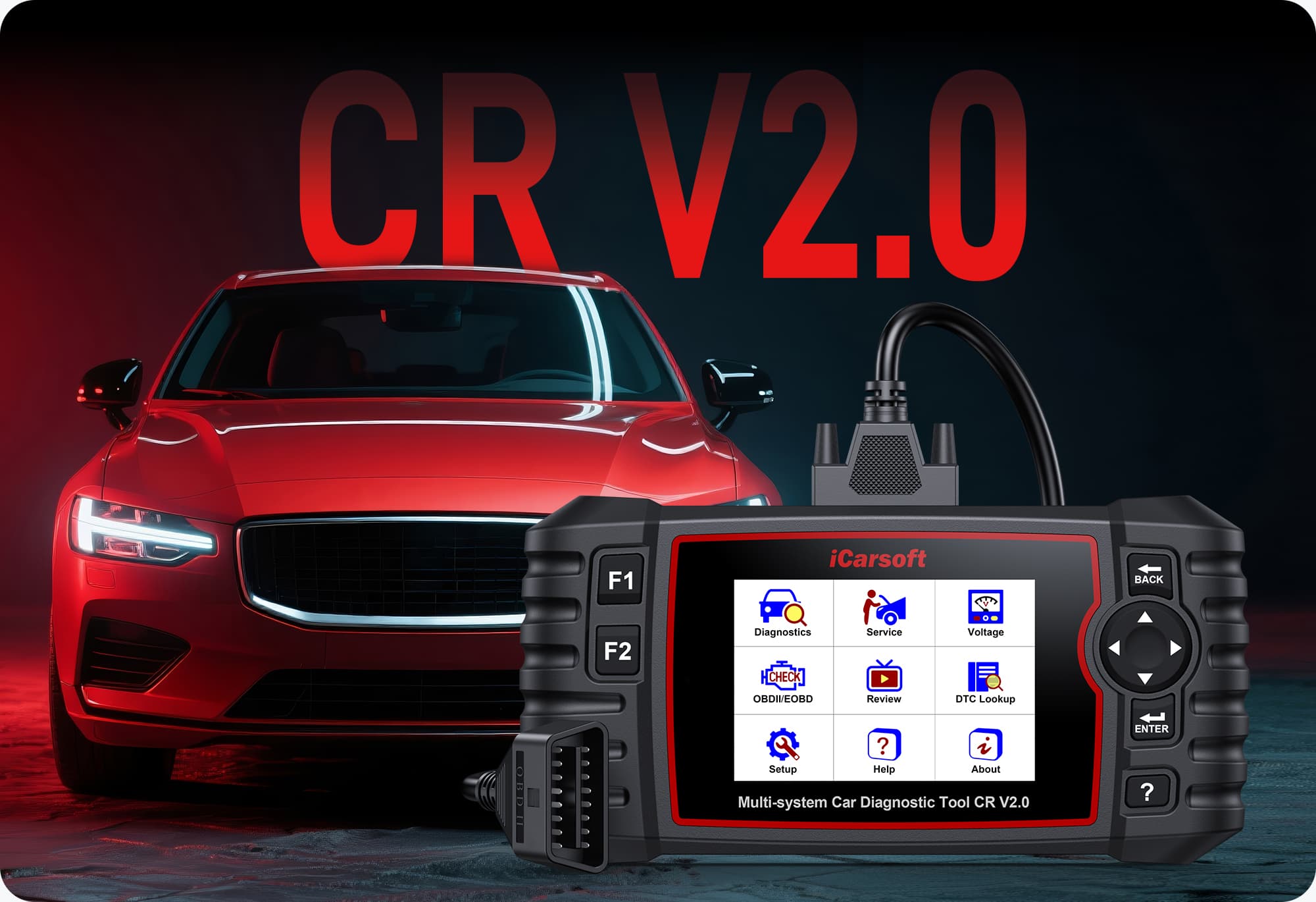 Introducing the New iCarsoft CR V 2.0 — The Multi Brand Diagnostic Tool You Need