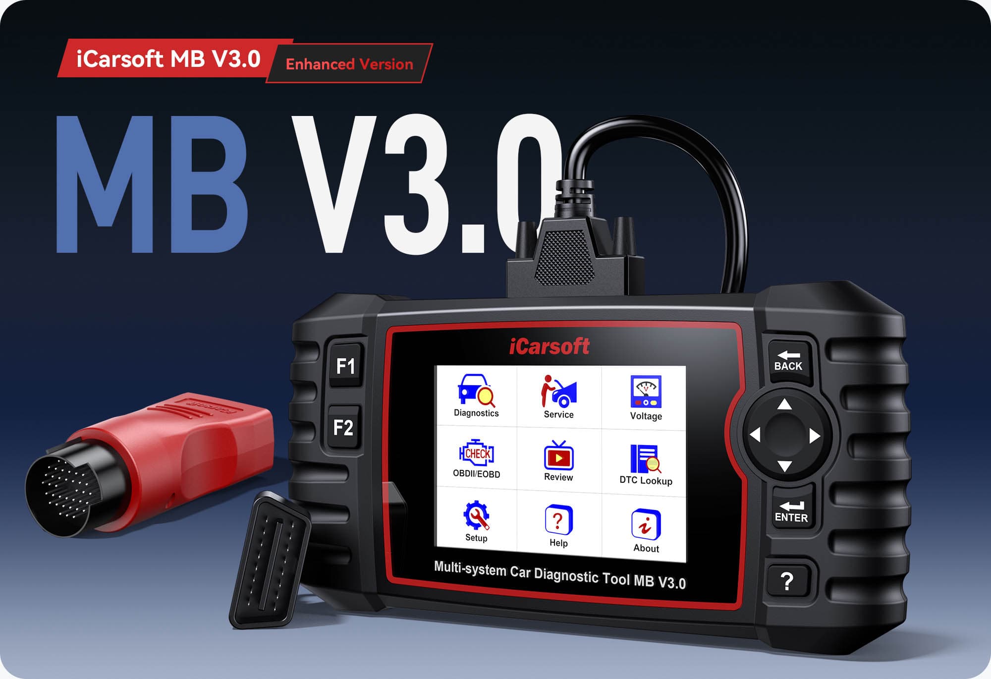 New Arrival iCarsoft MB V3.0 Enhanced Version: Classic &amp Modern Mercedes Diagnostics, Simplified
