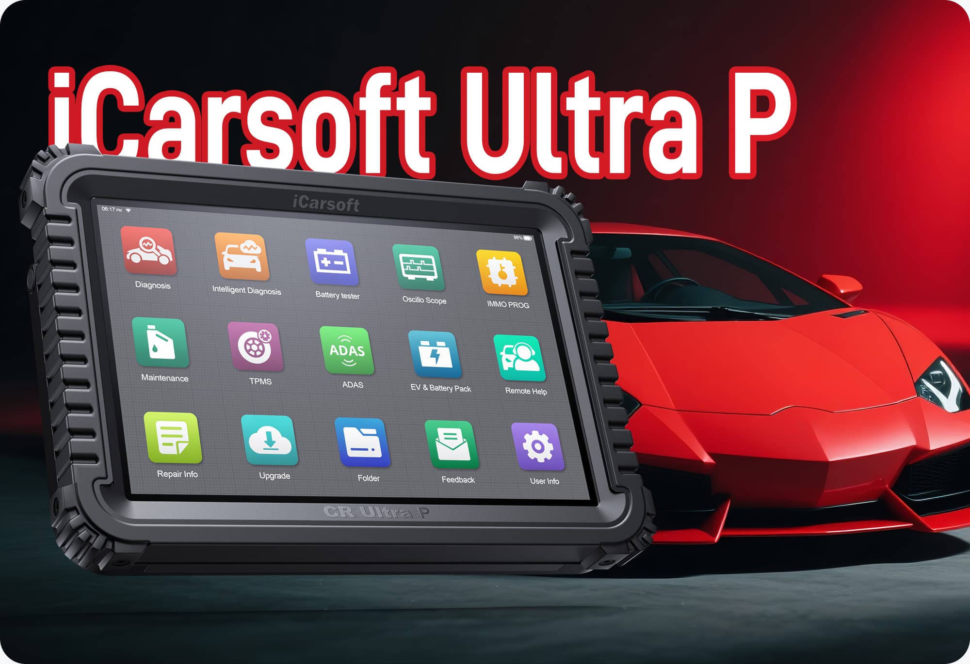 iCarsoft CR Ultra P: Next-Level OE-Level Car Diagnostic Excellence